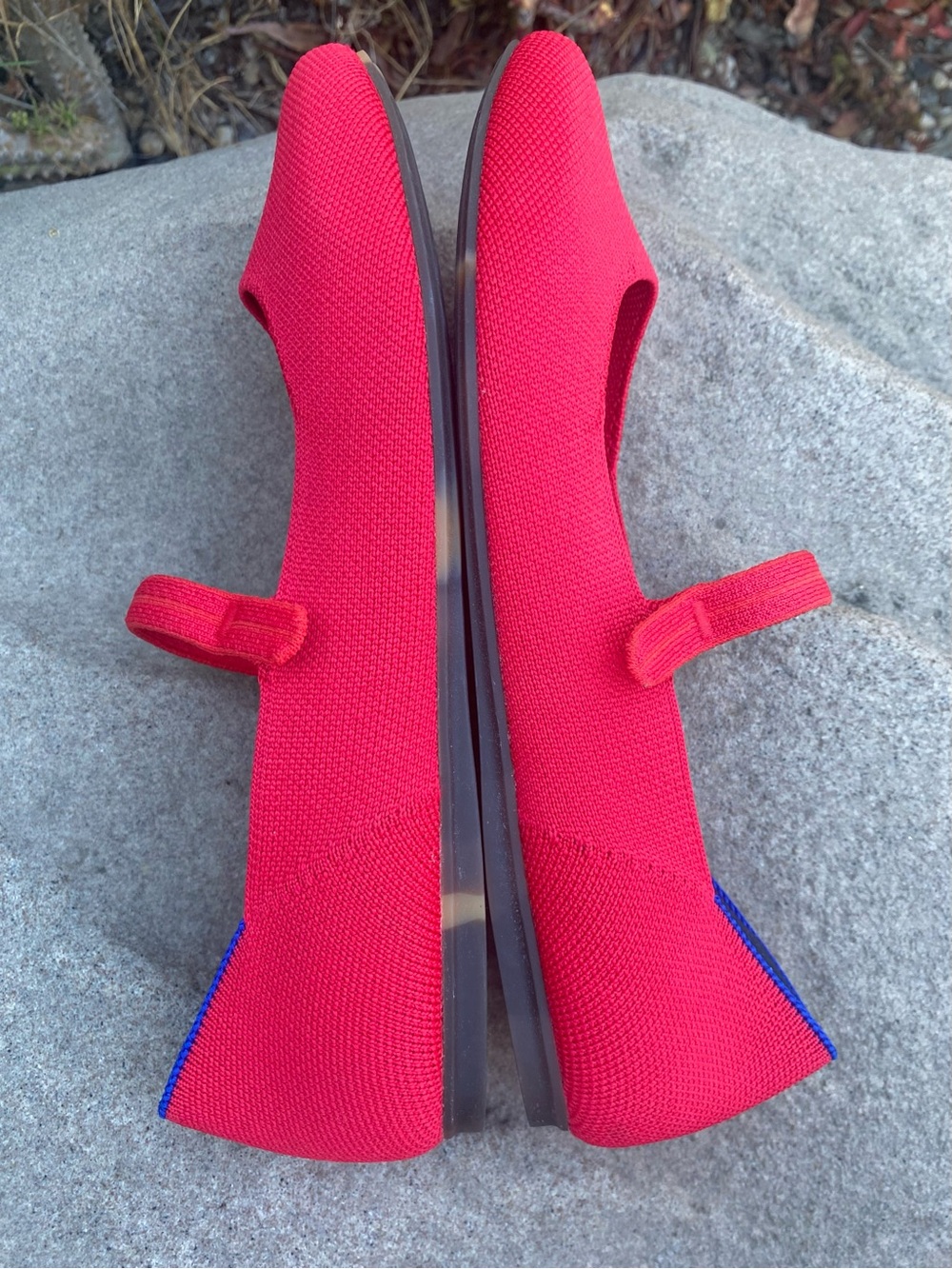 Rothy's The Max Square Mary Jane In Lollipop Red - Picture 12 of 16